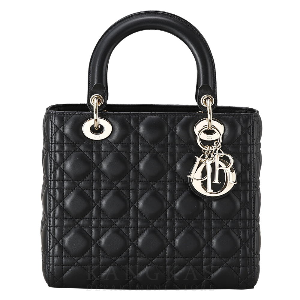CHRISTIAN DIOR(USED)크리스찬디올 램스킨 레이디디올 미듐